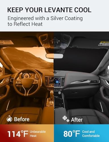 Proadsy Custom Fit Car Windshield Sun Shade - Image 3