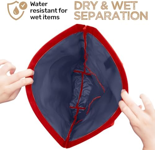 Living in a Bubble Wet Dry Laundry Bag – Portable Waterproof Laundry Hamper - Image 2