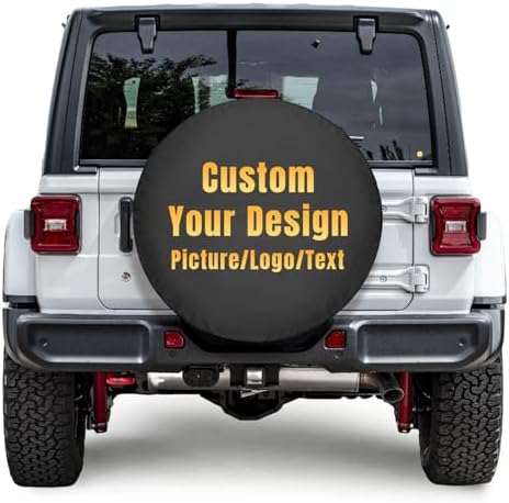 KAINSY Custom Spare Tire Cover, Personalized Wheel Tire Cover by KAINSY