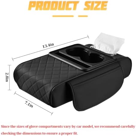 Zpana 4 in 1 Car Center Console Armrest Pillow, Memory Foam - Image 2