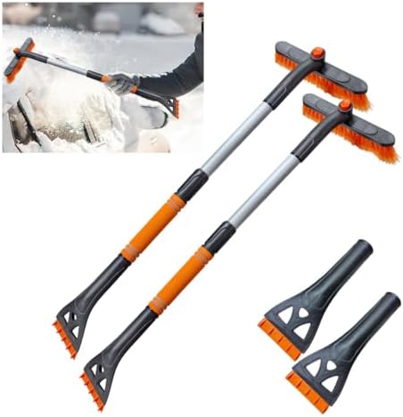 31.5" Detachable Snow Brush and Ice Scraper by KITUREK
