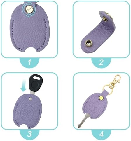Leather Car Key Cover - Image 4