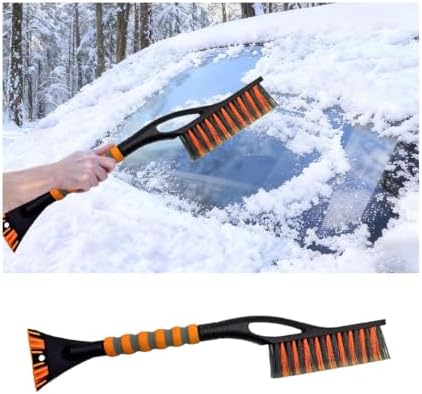 Car Snow Brush and Ice Scraper, Vehicle Windshield Scraper Deicer by Norkmdi