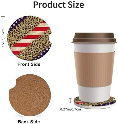 Car Coasters for Cup Holder 2 Pack - Image 3