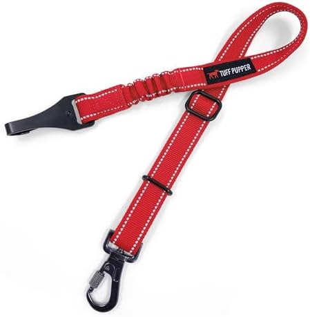 Tuff Pupper Dog Car Safety Belt | Adjustable 16–26" Latch Hook Seatbelt by TuffPupper