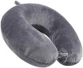 GDEOUP Travel Pillow 100% Pure Comfortable U Shape Memory Foam Pillows Neck and by GDEOUP