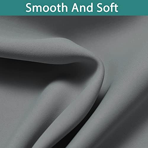 Yakamok Grey Blackout Curtains 90 Inches Long - Image 6