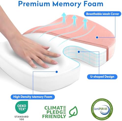 CushZone Memory Foam Seat Cushion - Image 2