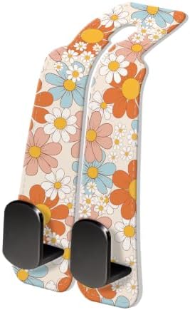 PU Leather Car Seat Hook, Storage Headrest Hanger, Cute Car Backseat Organizer by Unknown