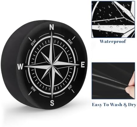 Compass Spare Tire Cover Wheel Covers Protectors Waterproof Dust-Proof - Image 4