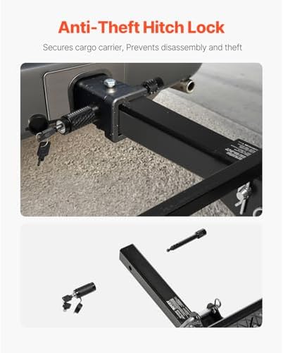 VEVOR 70" x 30" x 6", Hitch Cargo Carrier, 500 lbs Capacity - Image 3