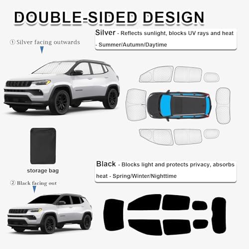 KMF Windshield Sun Shade with Side Rear - Image 5