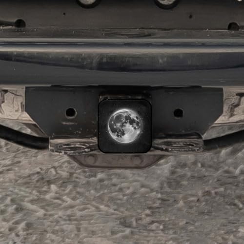 Swono 2 Inch Trailer Hitch Cover Full Moon Stars, Universe Galaxy Space - Image 5