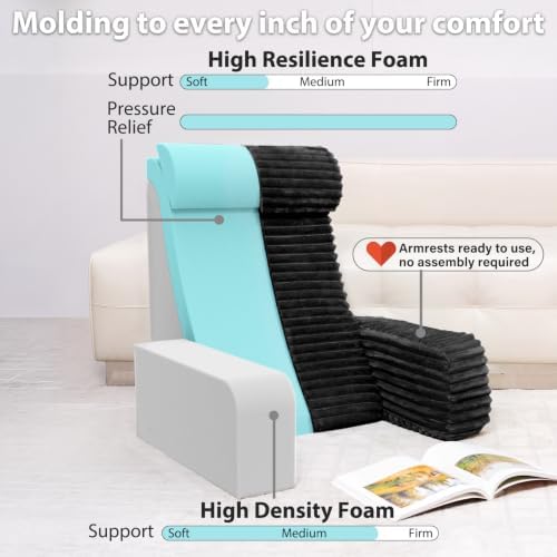ENITYA 24" XXL Back Pillow for Bed Sitting Up - Image 2