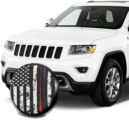 Fishing American Flag Fishing Pole Weatherproof Spare Tire Cover - Image 7