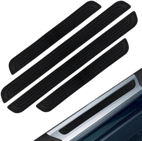 4PCS Car Door Sill Protector, Car Door Edge Guards, Anti-Scratch Rubber Auto by Unknown