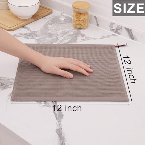 Homaxy 100% Cotton Waffle Weave Dish Cloths, 6 Pack - Image 6