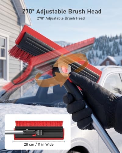 helloleiboo 55.7" Snow Brush and Ice Scrapers - Image 4