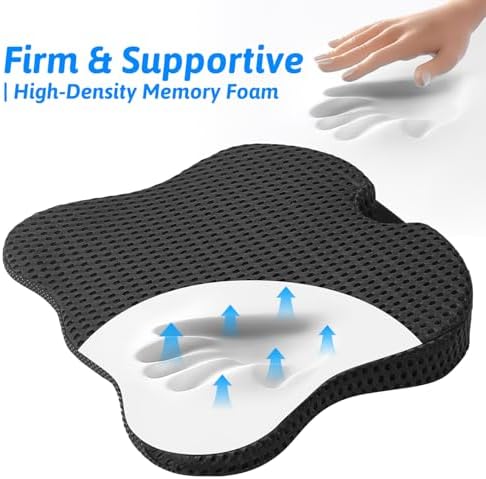 Wedge Car Seat Cushion for Driving for Better Visibility & Sciatica Relief - Image 4