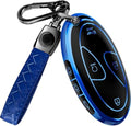 Lucrum Compatible with Hyundai Key Fob Cover & Keychain by Lucrum