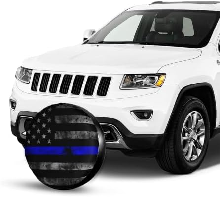 American Flag Spare Tire Cover, Universal Waterproof & Dustproof Wheel - Image 5