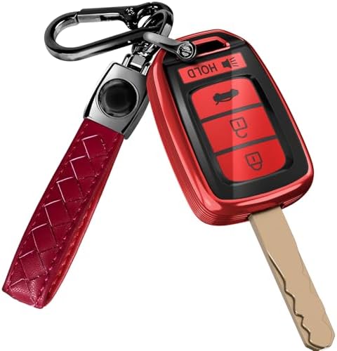Lucrum Compatible with Honda Key Fob Cover & Keychain by Lucrum