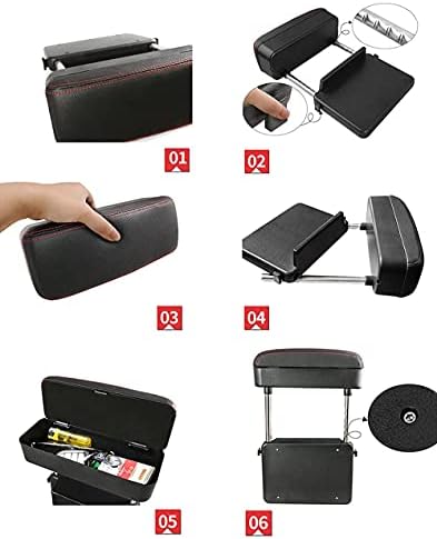 Car Console Armrest Box Arm Rest Height Adjustable Comfort Elbow Pad Universal - Image 6