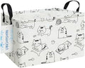 Rectangular Collapsible Cat Storage Basket Nursery Toy Organizer by LANGYASHAN
