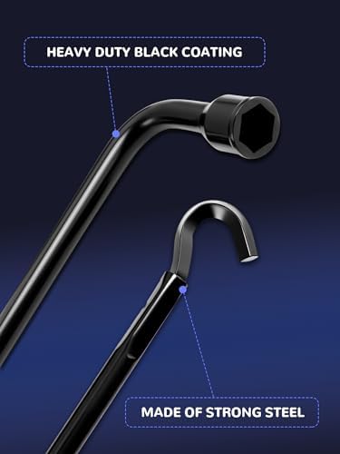 Spare Tire Jack Tool Kit w/ Labor-Saving Ratchet Wrench - Image 6