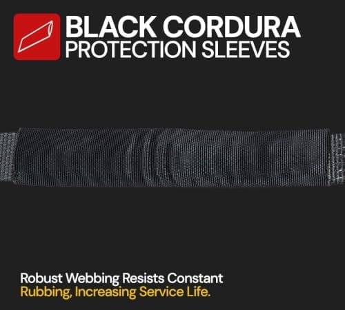 Mytee Products 4 Pack 2"x120" Car Tie Down Straps - Image 2