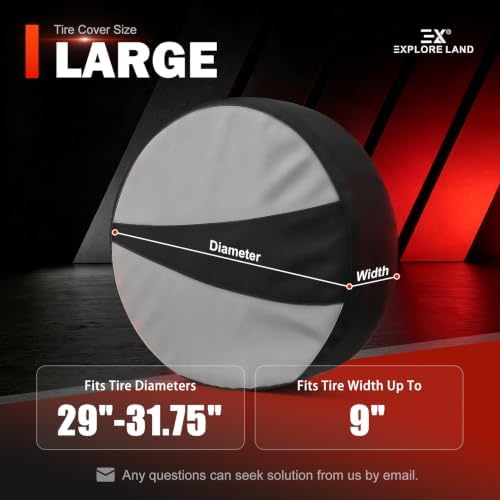 Explore Land Tire Covers 2 Pack Fit Tire Diameters 29"-31.75" - Image 2