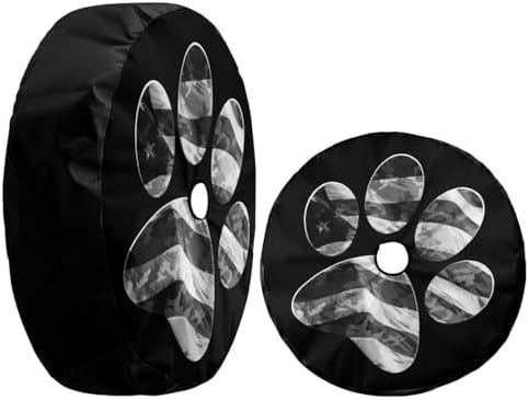 Paws US American Flag Spare Tire Cover - Image 3
