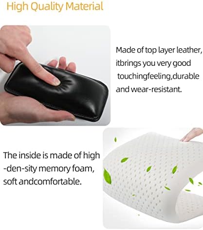 YAKEFLY 2 Pack Soft Car Center Console Knee Leg Elbow Cushion Pad, Universal - Image 5