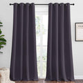 NICETOWN Living Room Blackout Curtains 2 Panels 55" x 102" Greyish Purple by NICETOWN