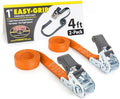 PowerTye 1in x 4ft Easy-Grip Endless Ratchet Straps by PowerTyeMFG