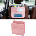 Car Seat Back Organizer, Leather Automotive Backseat Hanging Storage Pocket by Guilcam