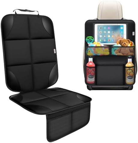 Meolsaek Kick Mats Back Seat Protector, Waterproof Oxford Seat Back Protector by Meolsaek