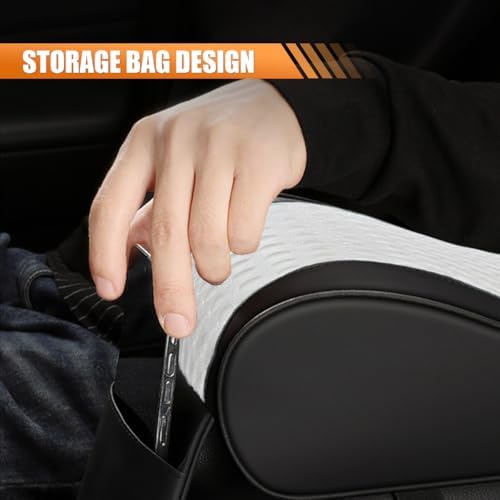 Leather Memory Foam Auto Center Console Armrest Pillow Pad - Image 5