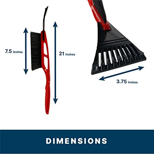 Teal Turtle - Universal - 21 Inch Car Snow Brush and Ice Scraper - Image 3