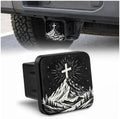 Hitch Cover Receiver Tube Hitch Plug Christian Cross, Tool-Free Install Tow by Unknown