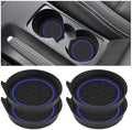 HZEL 4PCS 2.75 Inch PVC Car Cup Holder Coasters by Unknown