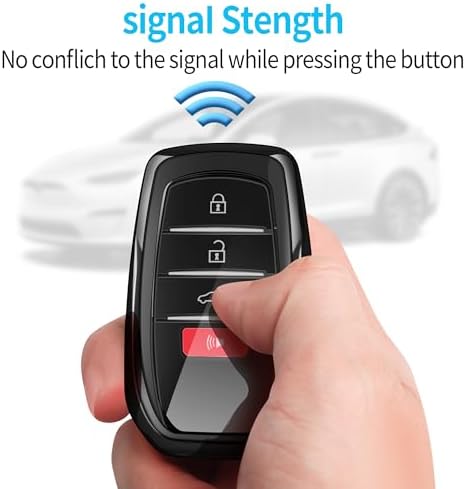 Key Fob Cover with keychain Compatible with Toyota 2025-2026 Camry 4Runner - Image 6