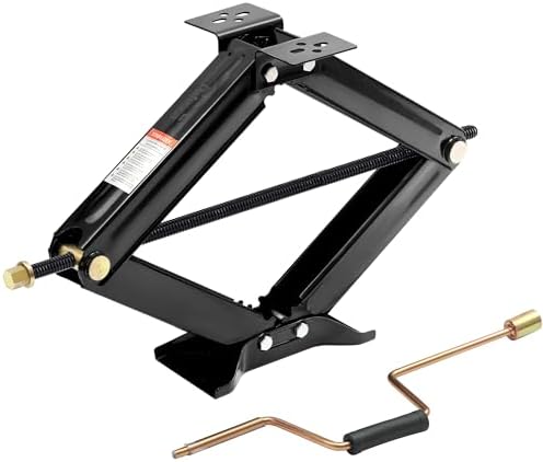 RV Scissor Jack Stabilizer 6500lb Heavy Duty 24" RV Trailer Stabilizer Leveling by Pafessa