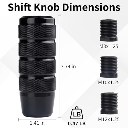 ecocstm Car Shifter Knob, Aluminum Gear Shift Style Knobs, Car Accessories - Image 2