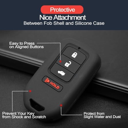 2pcs Compatible with Honda Accord Civic CR-V HR-V Pilot CR-Z Fit Ridgeline - Image 4