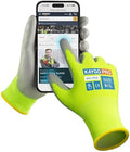 KAYGO Safety Work Gloves, PU Coated, 2-Finger Touchscreen by KAYGO