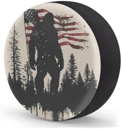 Flag Bigfoot Spare Tire Cover Dust-Proof Wheel Protector - Image 2