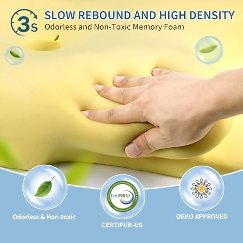 Cervical Neck Pillow for Pain Relief, Contour Memory Foam Pillows for Sleeping - Image 5