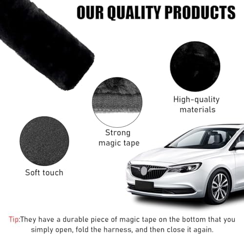 Yourkar 2 PCS Car Seat Belt Cover, Soft Auto Seatbelt Protector - Image 3