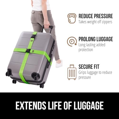 GORILLA GRIP Heavy Duty Luggage Straps - Image 5